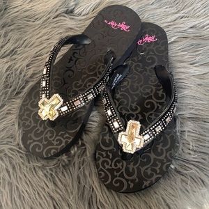 Blinged Sandals